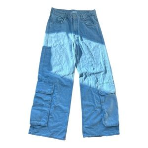 Wide leg jeans -size 26 (but it is more like 28 because it has such a baggy fit)